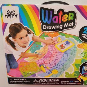 Kids Bee Happy Water Magical Drawing Mat Kit 34” X 22”.